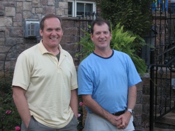 David Carnahan (left) with Programmer Dave Daniels (right) who recently celebrated his 25th year with Mainstreet.